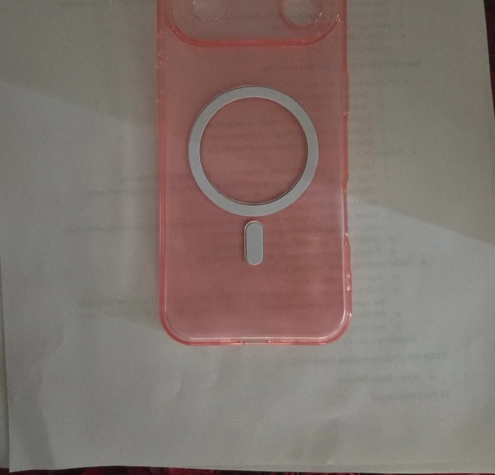 Pink Clear MagSafe-Compatible Phone Case Iphone 17 Air